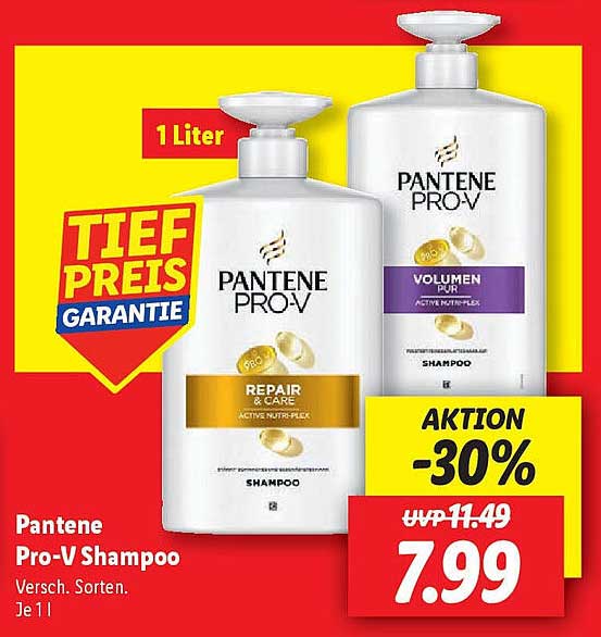 Pantene Pro-V Shampoo 1 Liter - Diverse Sorten
