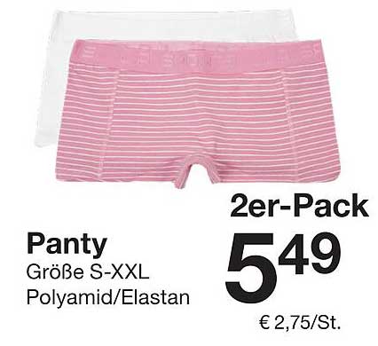 Panty 2er-Pack - Größe S-XXL