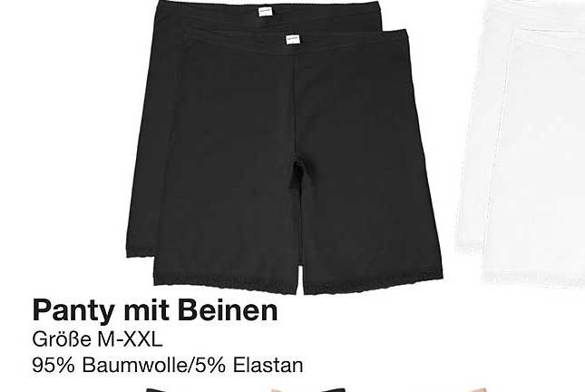 Panty mit Beinen - Größe M-XXL