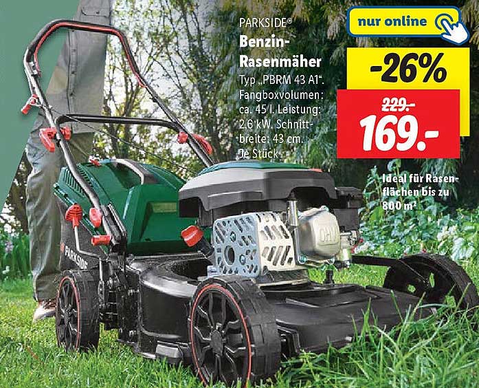 PARKSIDE® Benzin-Rasenmäher Typ PBRM 43 A1