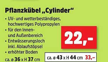 Pflanzkübel „Cylinder“