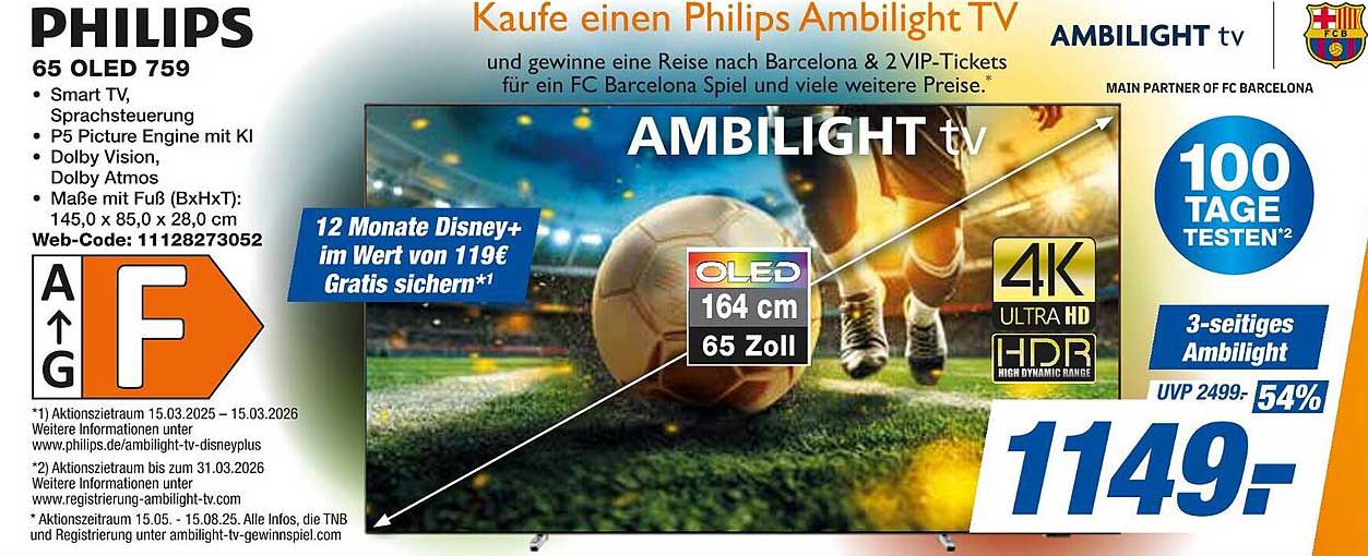 Philips Ambilight 65 OLED 759