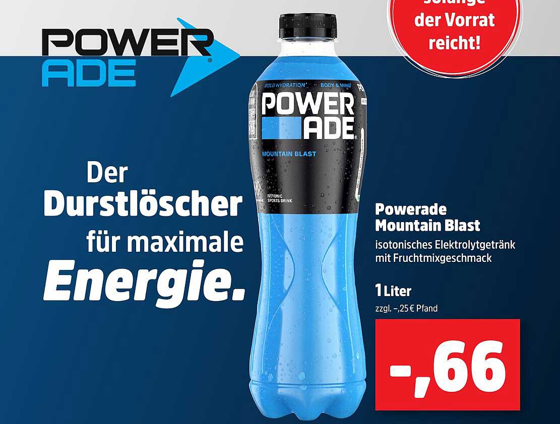 Powerade Mountain Blast - Der Durstlöscher für maximale Energie
