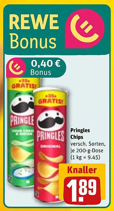 Pringles Chips, verschiedene Sorten 200-g-Dose