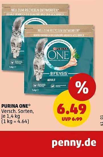 PURINA ONE Adult Bifensis – Verschiedene Sorten, je 1,4 kg