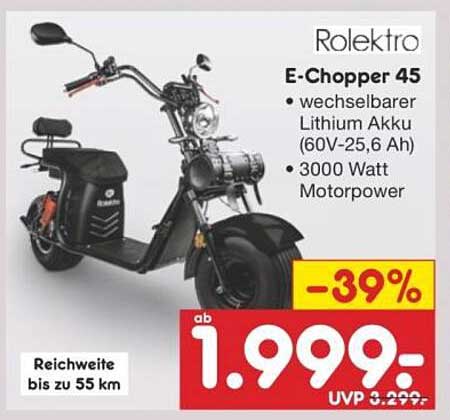 Rolektro E-Chopper 45 - ab 1.999 €