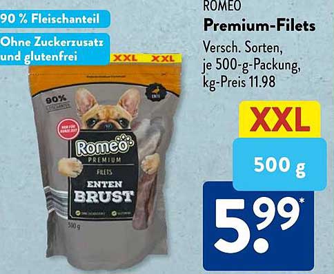 ROME Premium-Filets Entenbrust 500 g