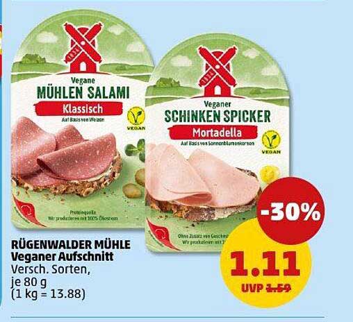 Rügenwalder Mühle Veganer Aufschnitt - 30% Rabatt