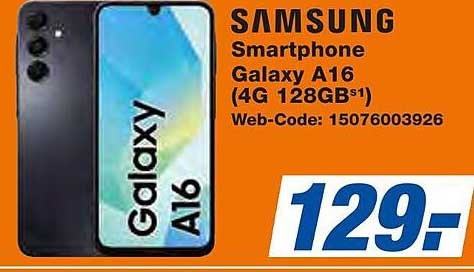 Samsung Smartphone Galaxy A16 (4G 128GB)
