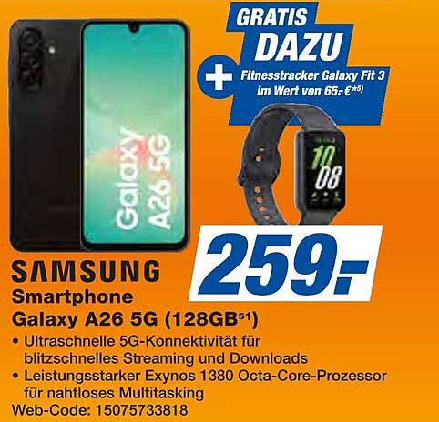 Samsung Smartphone Galaxy A26 5G (128GB)