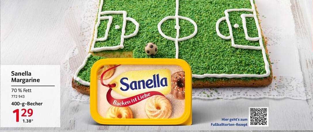 Sanella Margarine 400-g-Becher
