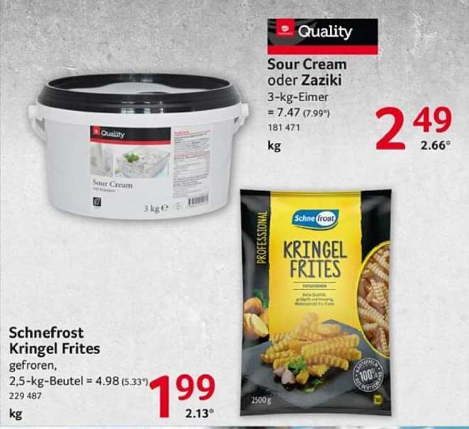 Schneefrost Kringel Frites 2,5 kg - Gefroren