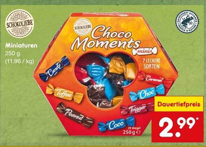 Schokoliebe Choco Moments Miniaturen 250 g