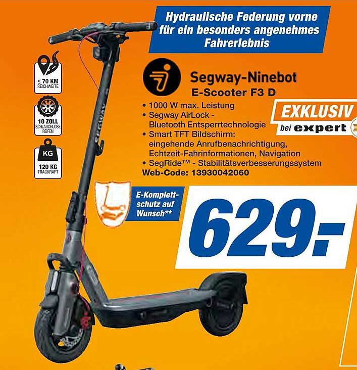 Segway-Ninebot E-Scooter F3 D