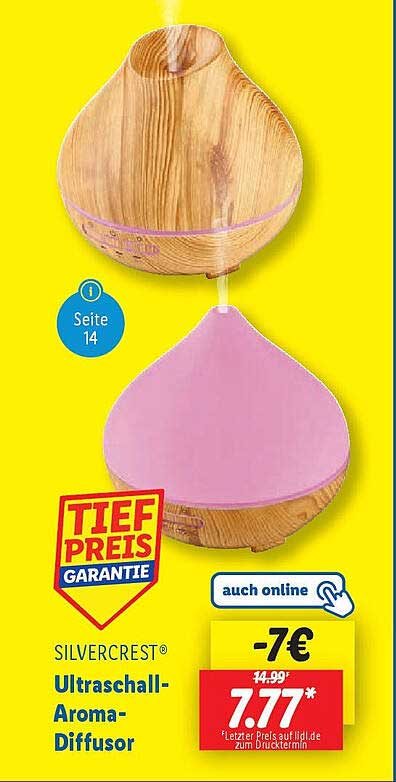 SILVERCREST® Ultraschall-Aroma-Diffusor