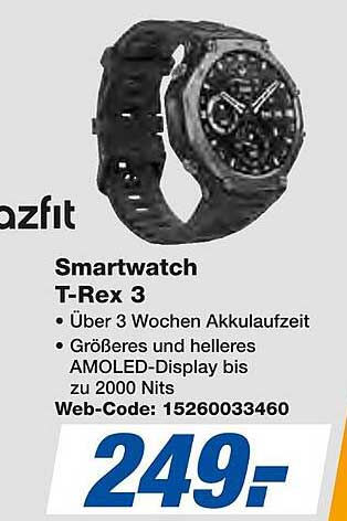 Smartwatch T-Rex 3