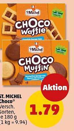 S'Michel Choco Muffin und Choco Waffle - 180 g für nur 1,79 €