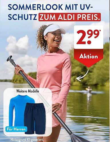 Sommerlook mit UV-Schutz