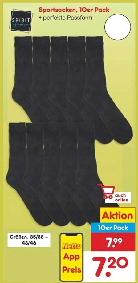 Sportsocken, 10er Pack