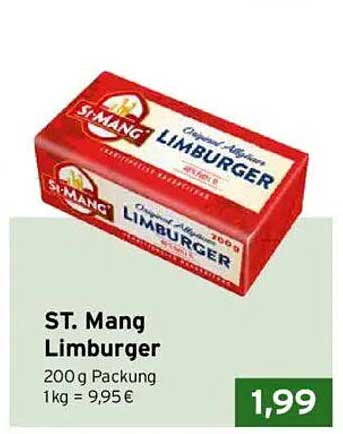 ST. Mang Limburger 200 g Packung