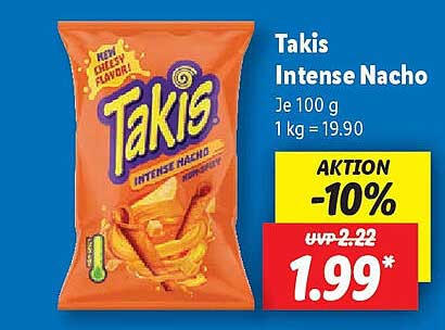 Takis Intense Nacho - Jetzt zum Aktionspreis!