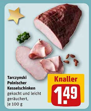 Tarczyński Polnischer Kesselspeck, gekocht und leicht geräuchert, je 100 g