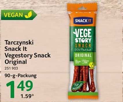 Tarczyński Snack It Vegetstory Snack Original 90-g-Packung