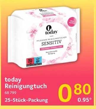 today Reinigungstuch 25-Stück-Packung