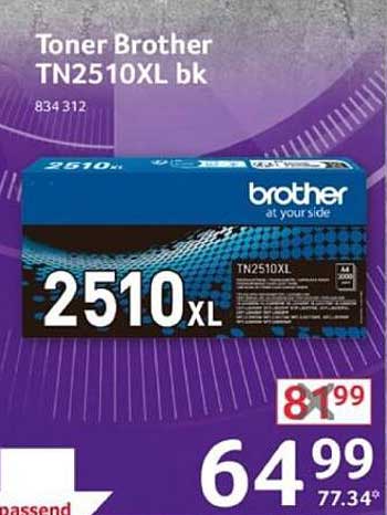 Toner Brother TN2510XL bk