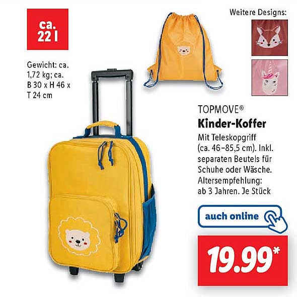 TOPMOVE® Kinder-Koffer