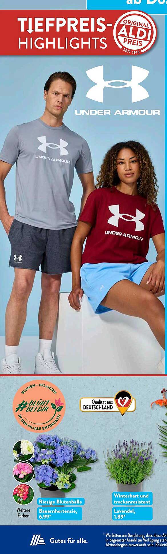 Under Armour Sportbekleidung für Herren und Damen