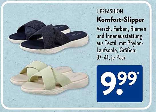 UP2FASHION Komfort-Slipper