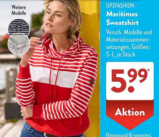 UP2FASHION Maritimes Sweatshirt