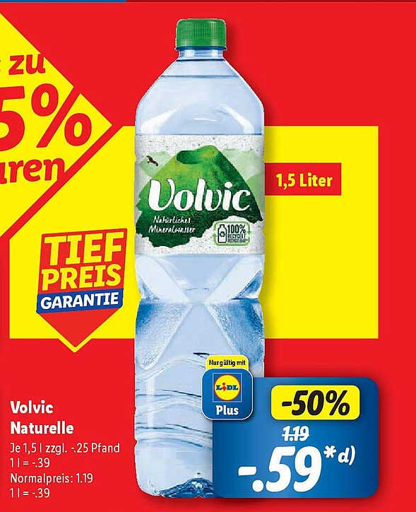 Volvic Naturelle 1,5 Liter