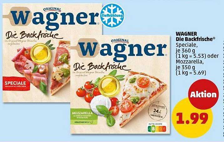 WAGNER Die Backfrische – Aktion für nur 1,99 €