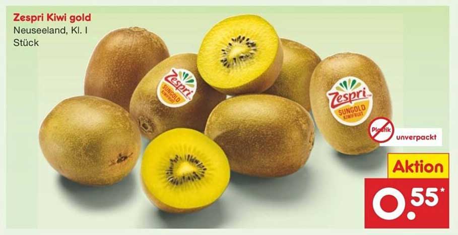 Zespri Kiwi gold, Neuseeland, Kl. I, Stück