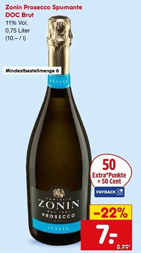 Zonin Prosecco Spumante DOC Brut
