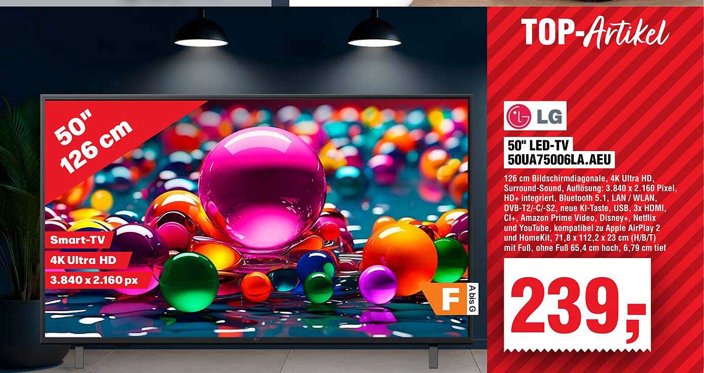 50" LED-TV 50UA75006LA.AEU