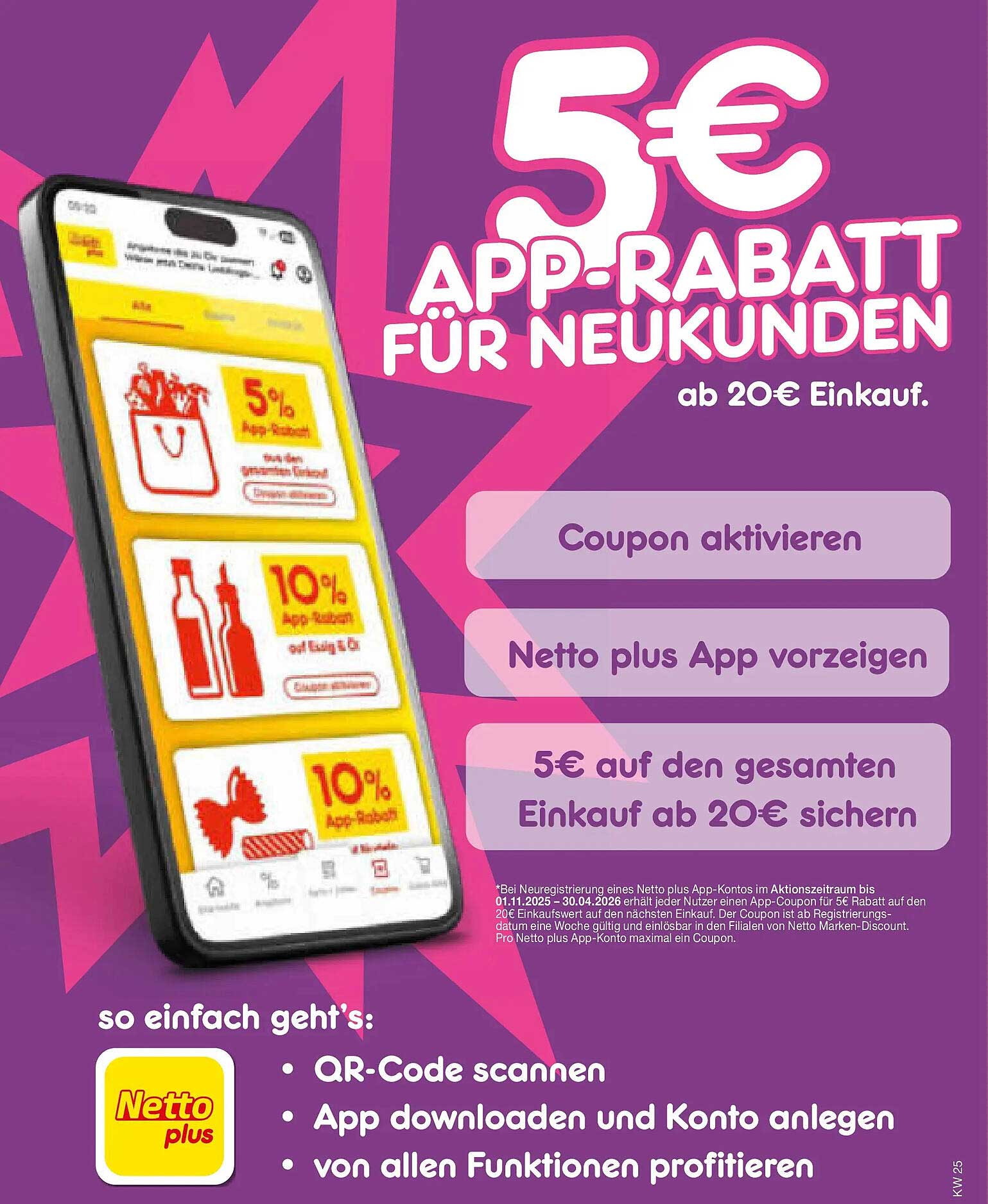 5€ APP-RABATT FÜR NEUKUNDEN