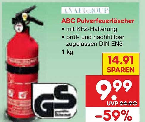 ABC Pulverfeuerlöscher