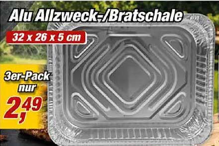Alu Allzweck-/Bratschale