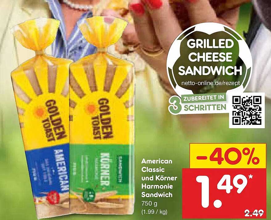 American Classic und Körner Harmonie Sandwich