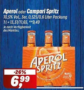 Aperol oder Campari Spritz
