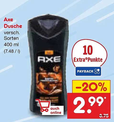 Axe Dusche versch. Sorten 400 ml