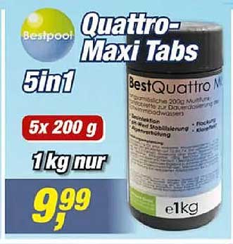 Bestpool Quattro-Maxi Tabs 5in1