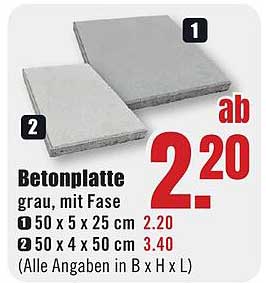 Betonplatte