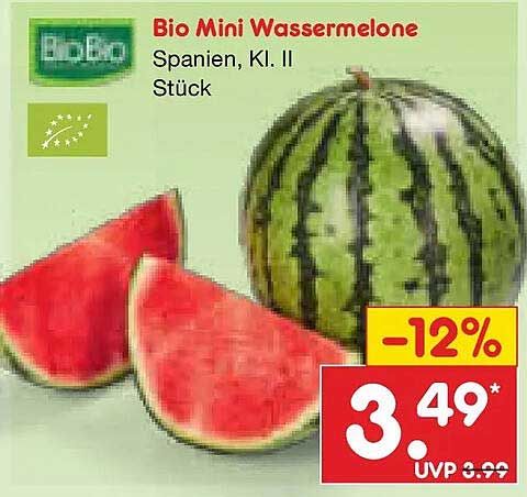 Bio Mini Wassermelone
