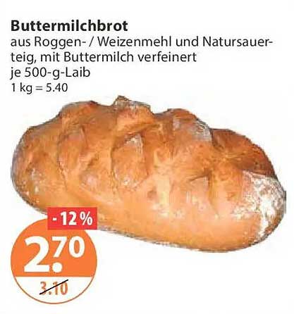Buttermilchbrot