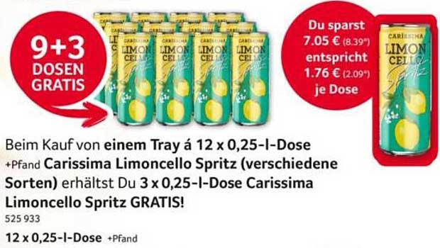 Carissima Limoncello Spritz (verschiedene Sorten)