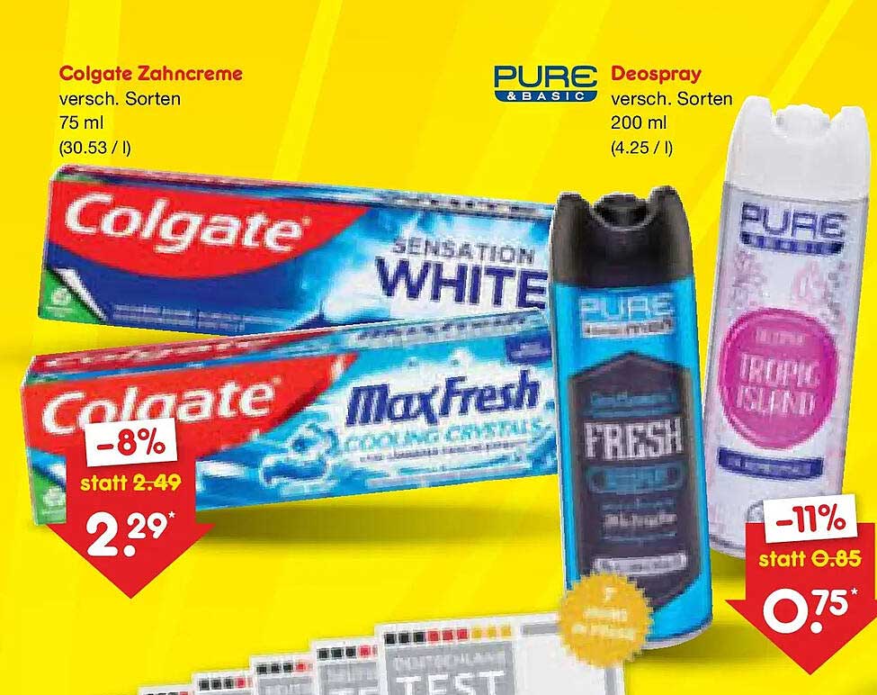 Colgate Zahncreme versch. Sorten 75 ml